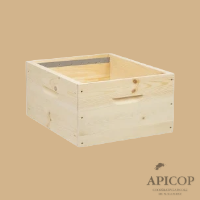 Corps Langstroh 10c- mi-bois à bande lisse