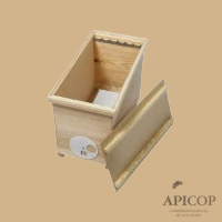 Ruchette légère complète Dadant 6 cadres sans toit-crémaillères