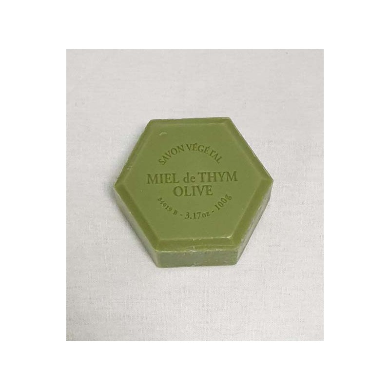 Savon hexagonal 100 g - Huile d'olive parfum églantine