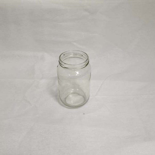 Pot en verre cylindrique 385 ml TO63 (en vrac - unité)