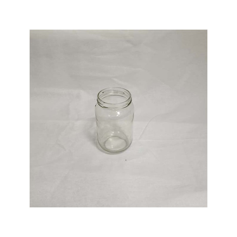 Pot en verre cylindrique 385 ml TO63 (en vrac - unité)