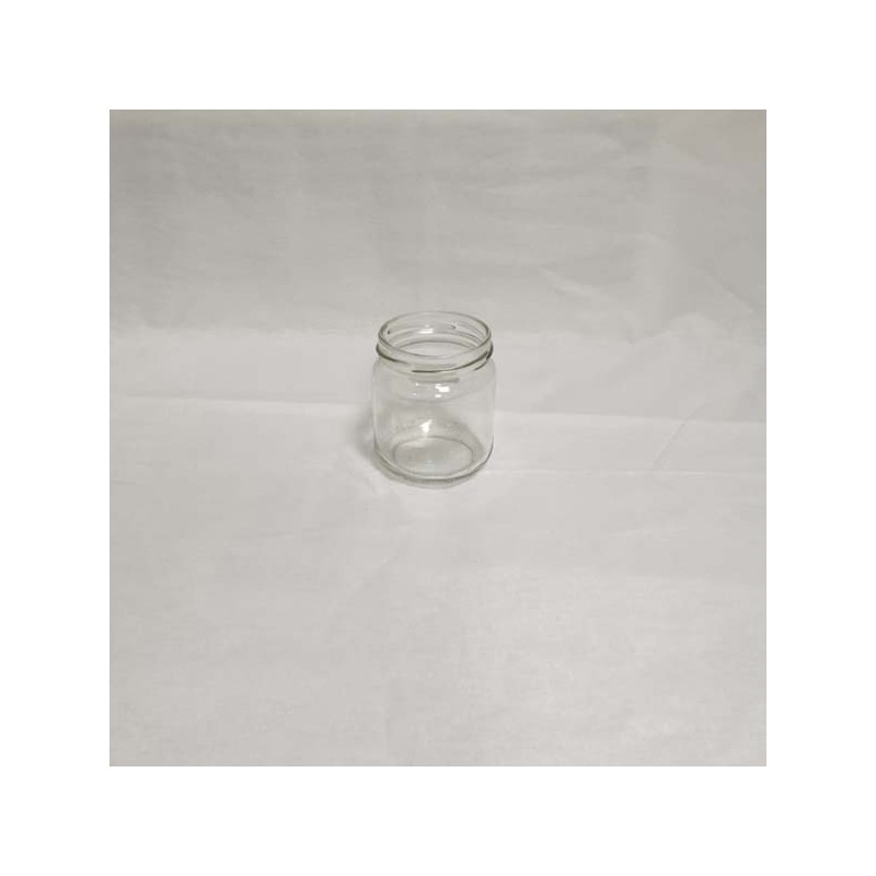 Pot en verre cylindrique 228 ml TO63 (en pack - unité)
