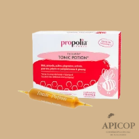 Tonic potion Propolis/Miel/Gingembre/Acérola/Pollen 10 ampoules