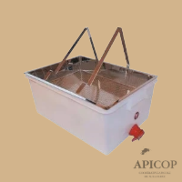 Bac à désoperculer plastique/inox (540*420*260mm)