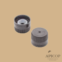 Bouchon plastique noir avec verseur