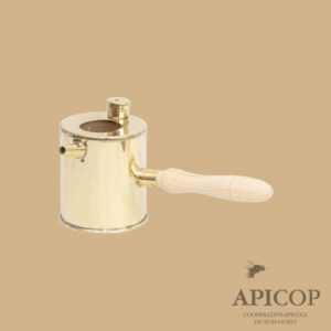 Burette à cire en laiton