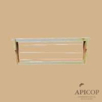 Cadre de hausse Dadant Hoffman : fils horizontaux sans oeillets