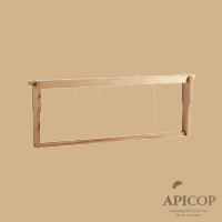 Cadre de hausse Dadant Hoffman : fils verticaux sans oeillets