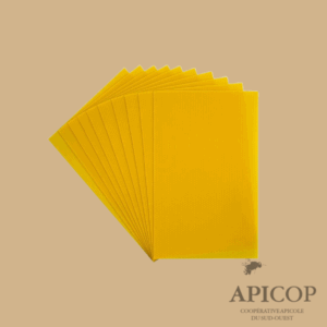 Feuille de cire gaufrée - format langstroth - kg