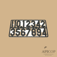 Chiffres pour marquer les ruches