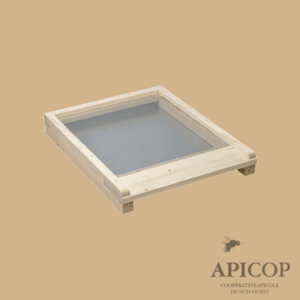 Fond aération totale dadant 10c -anti varroa  avec tiroir plastique