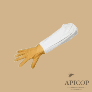 Gants en cuir fleur - taille 7