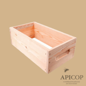 Hausse dadant 5c mi-bois à crémaillère largeur 275 mm