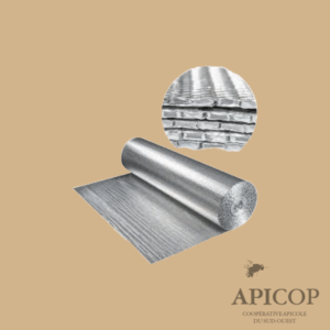 Isolant "double bulle d'air" aluminium - le ml