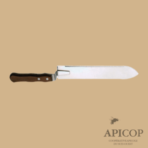 Couteau à désoperculer un côté dentelé - longueur 280 mm