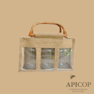 Panier toile jute 3 X 500 gr