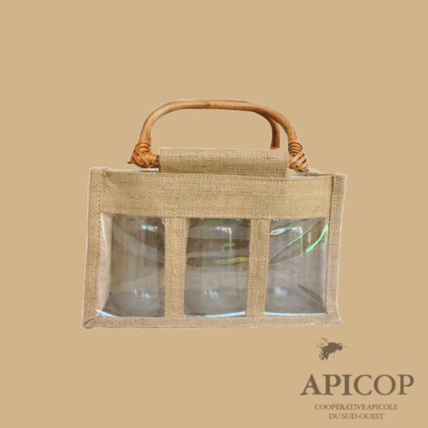 Panier toile jute 3 X 500 gr