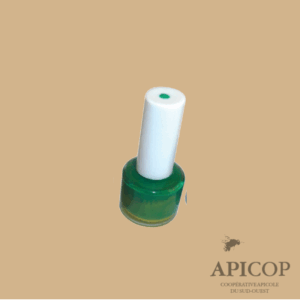 Flacon peinture reine vert