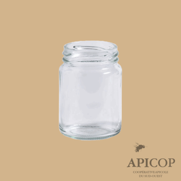 Pot en verre cylindrique 106 ml TO53 - Pack de 48