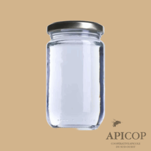 Pot en verre cylindrique 318 ml TO63 - en vrac