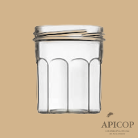 Pot en verre confiture 200 ml TO70 - Pack de 33