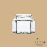 Pot en verre hexagonal 106 ml TO48 - Pack de 12