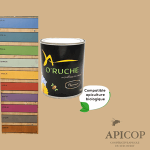 Peinture pour ruche couleur aluminium -1l