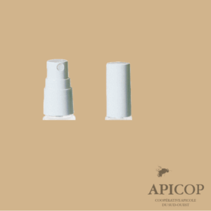 Spray blanc avec capot pour flacon